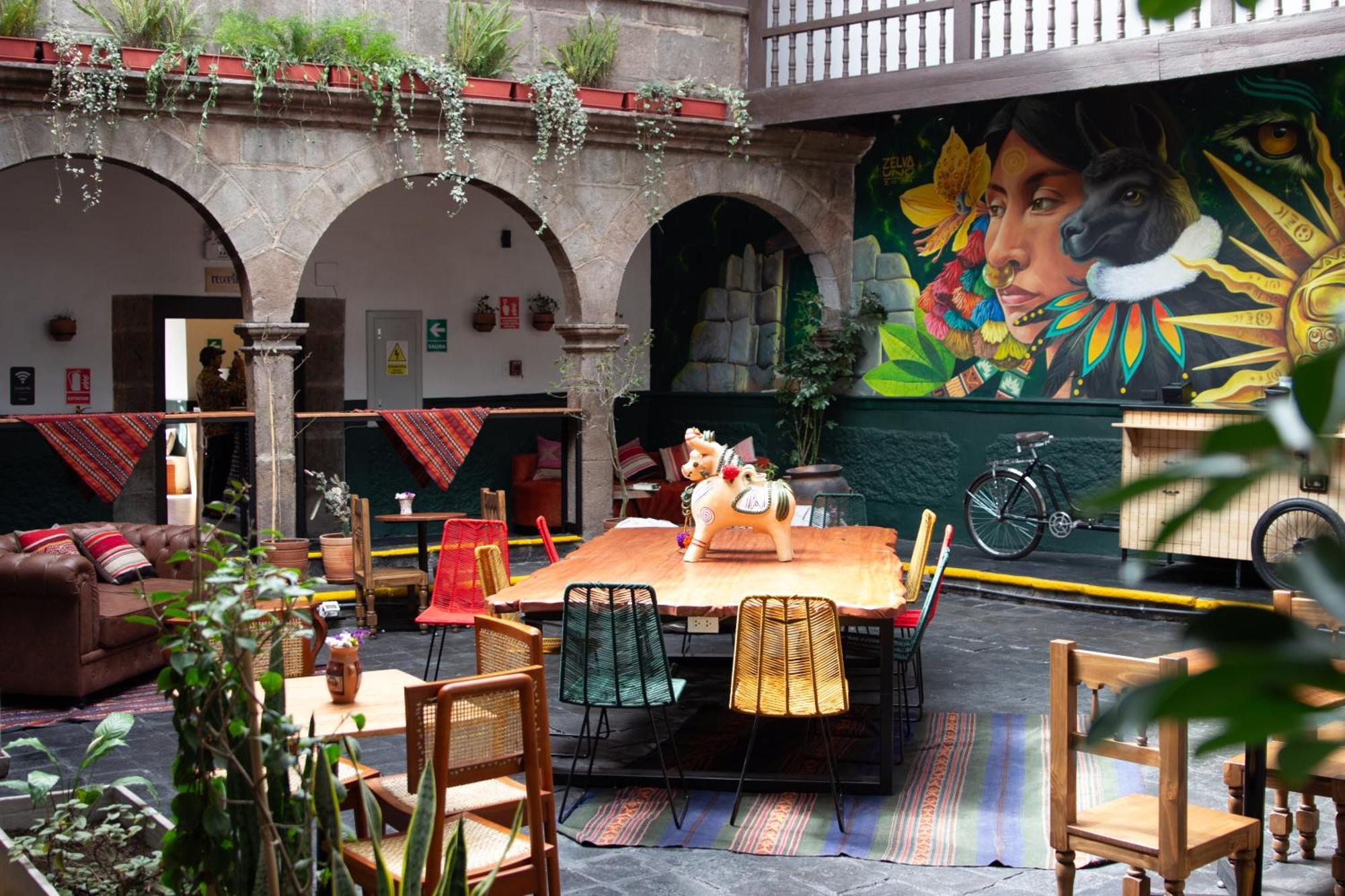 Black Llama Hostel 库斯科 外观 照片