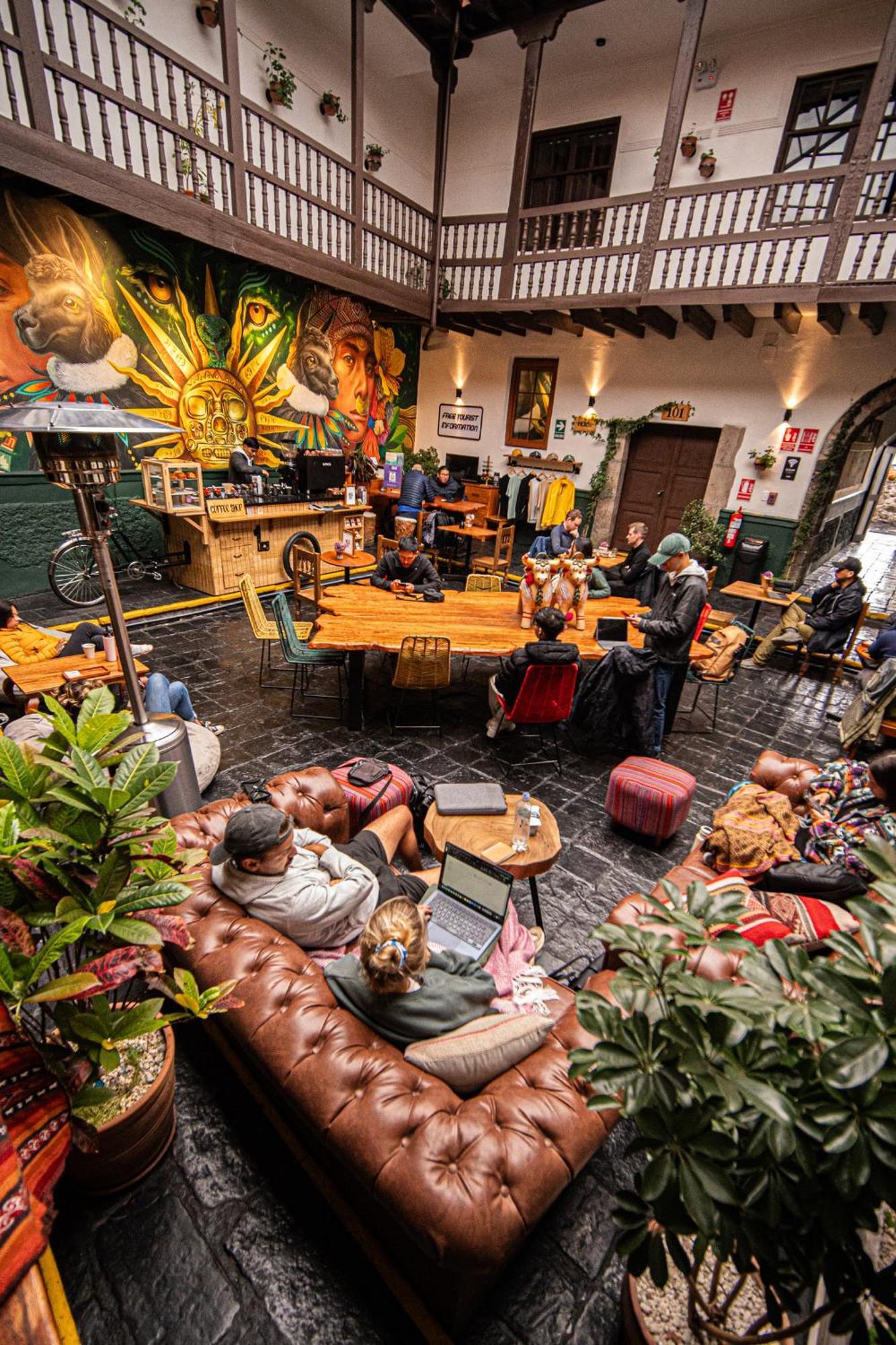 Black Llama Hostel 库斯科 外观 照片